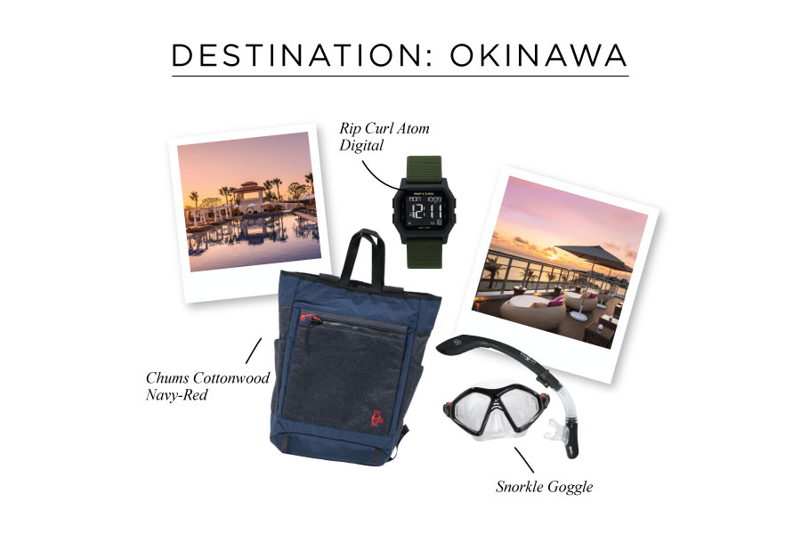 perlengkapan travelling ke okinawa