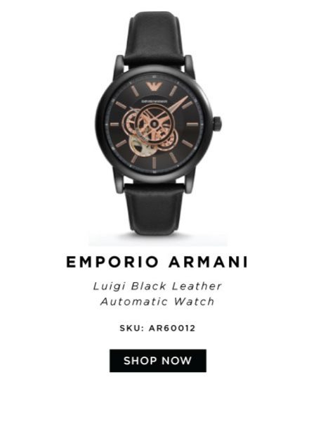 jam tangan pria ini cocok untuk wanita emporio armani