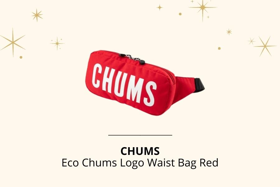 Eco Chums Logo Waist Bag Red